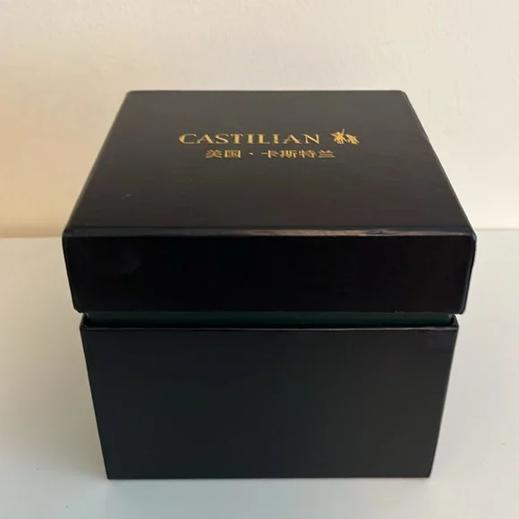 Vintage Cut Crystal Brass Hinged Jewelry Casket Box Vanity  Castilian Imports - Picture 11 of 11